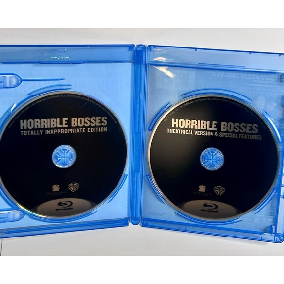 Horrible Bosses (Totally Inappropriate Edition) Blu-ray. Used. Played & Tested. - Picture 3 of 3